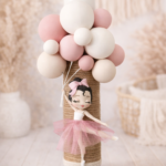 Lumanare botez balerina